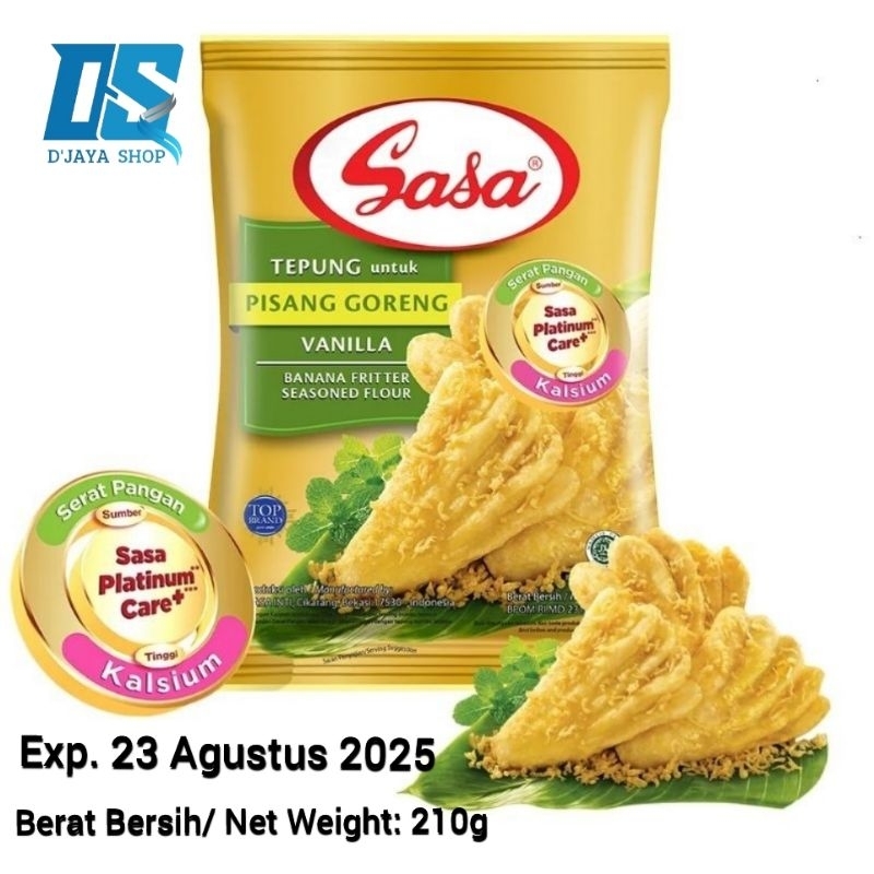 

Sasa Tepung Pisang Goreng Vanilla 210g
