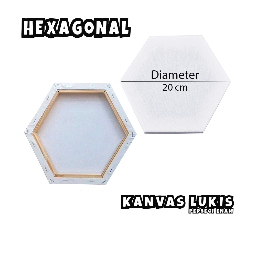 

Kanvas Hexagonal Diameter 30cm
