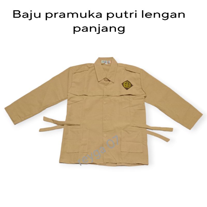 Baju Pramuka Putri SD/SMP/SMA Lengan Panjang Penggalang