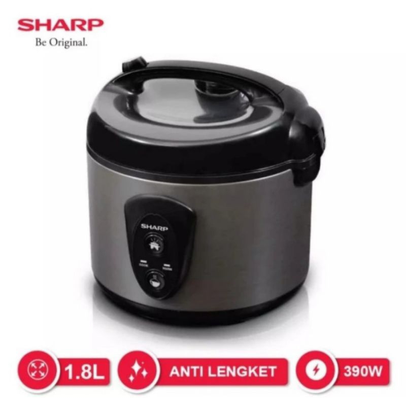 MAGIC COM SHARP KSN 18MG - RICE COOKER SHARP 1.8 LITER - SHARP RICE COOKER 1.8 LITER - MAGIC COM MUR