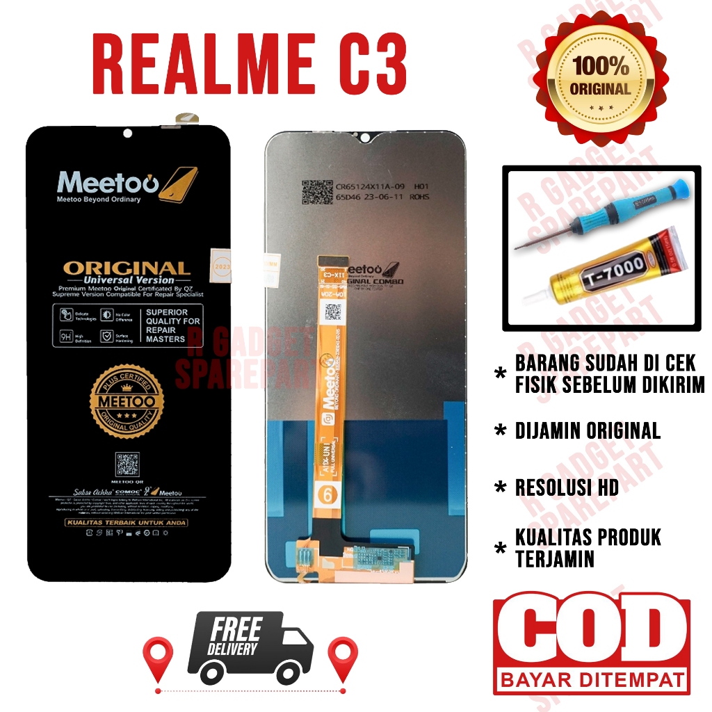 Lcd Realme C3 Original OEM Quality Lcd Touchscreen Realme C3 Fullset
