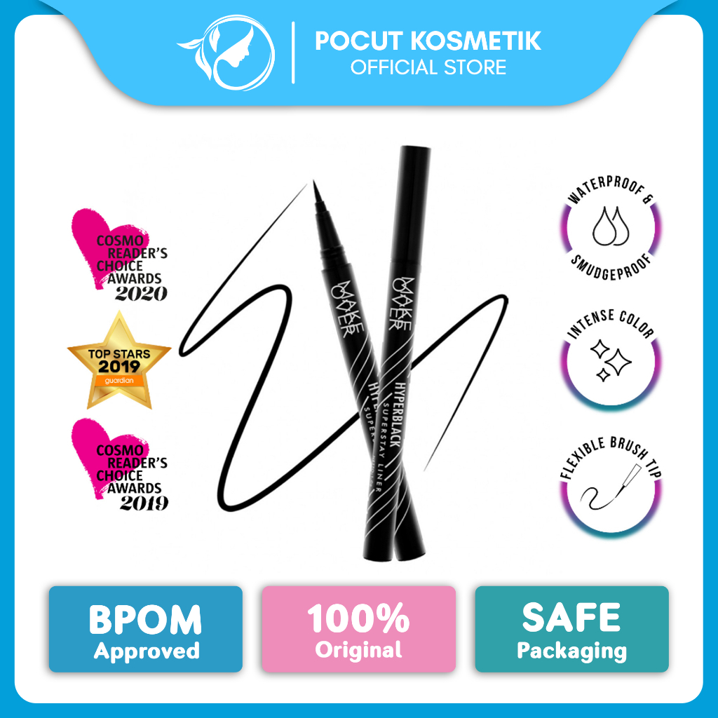 MAKE OVER Hyperblack Superstay Liner - Eyeliner MAKE OVER