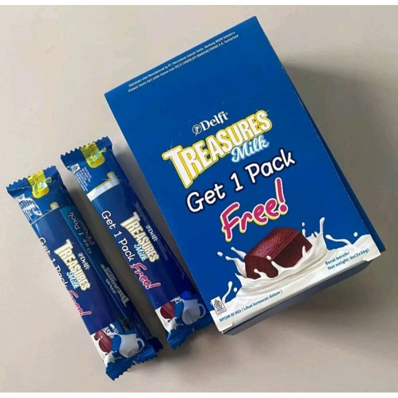 

BUY 1GET1 Delfi Treasure Milk 2PcsX36gr