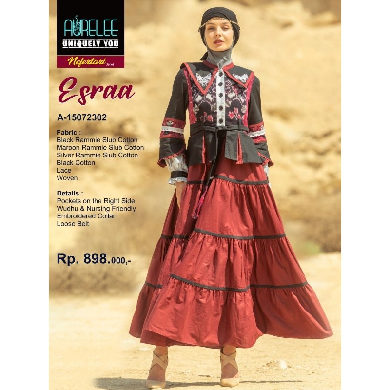 (COD) New Gamis Esra Dress by Aurelle