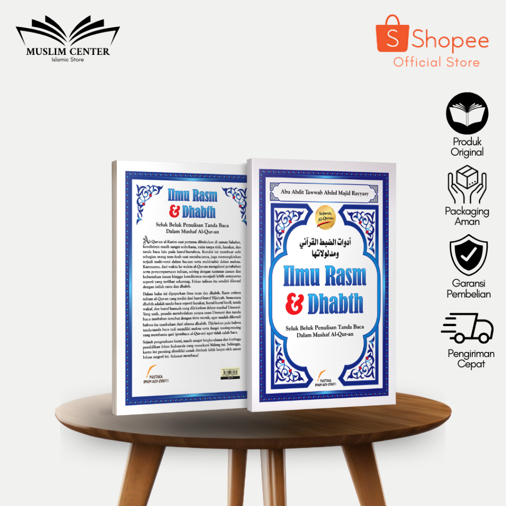 BUKU ILMU RASM & DHABT PUSTAKA IMAM ASY SYAFII