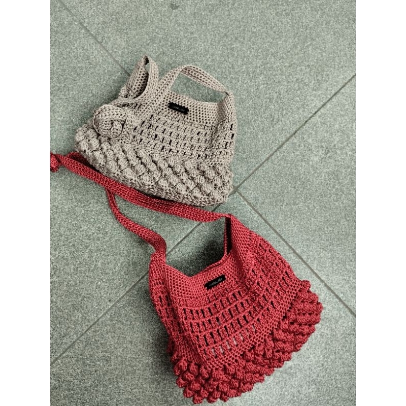 Tas selempang wanita lucu|kecil|tas jinjing |tas rajut korea|selempang hp rajut kekinian|Tas popcorn