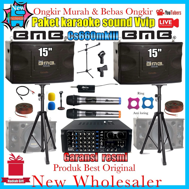 Paket Karaoke Sound 15 inch Original Bmb cs660mkiii new Garansi resmi