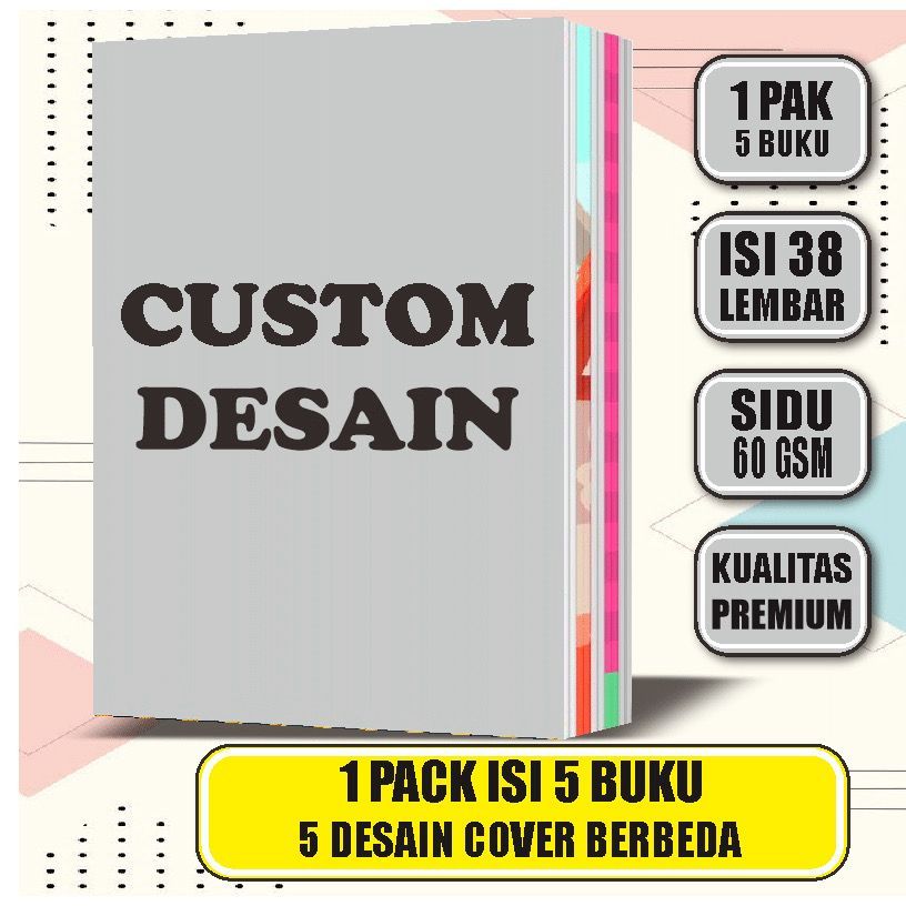 

BUKU TULIS CUSTOM BOBOIBOY DLL COVER 38/42/58 ISI 5 PCS