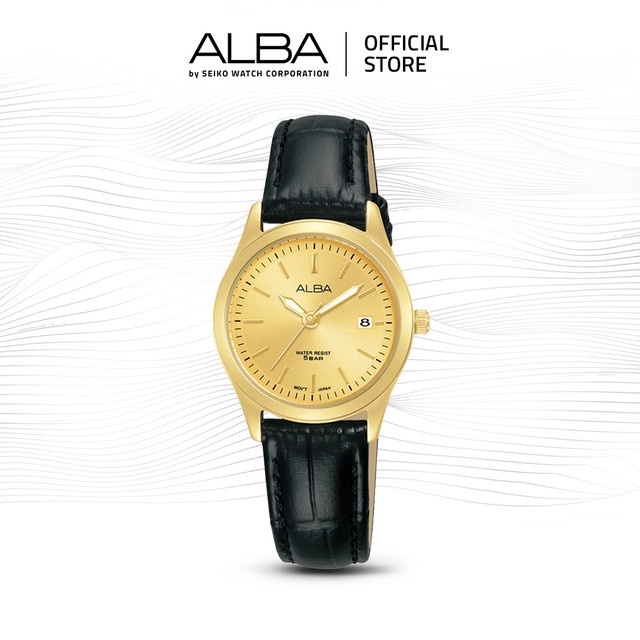 ALBA Collection Jam Tangan Wanita AH7CG4 AH7CG2 AH7CG4 AH7CG5 AH7CG7 Casual Tahan Air Leather Quartz