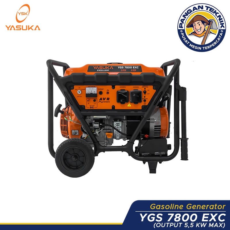 Promo Genset Listrik Yasuka Ygs 7800 Exc Mesin Bensin
