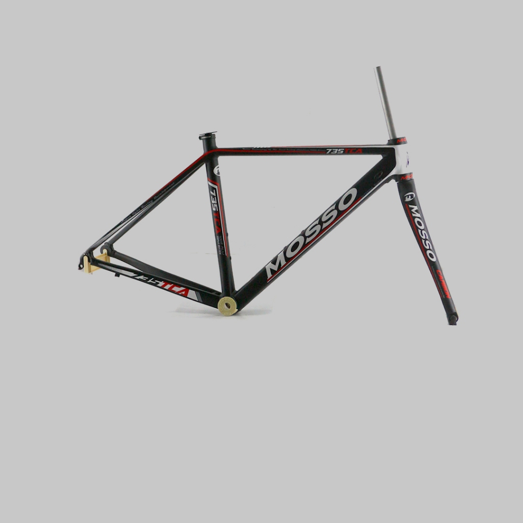 Frame Road  Bike MOSSO 735 TCA 700C  Rim Brake Black Red
