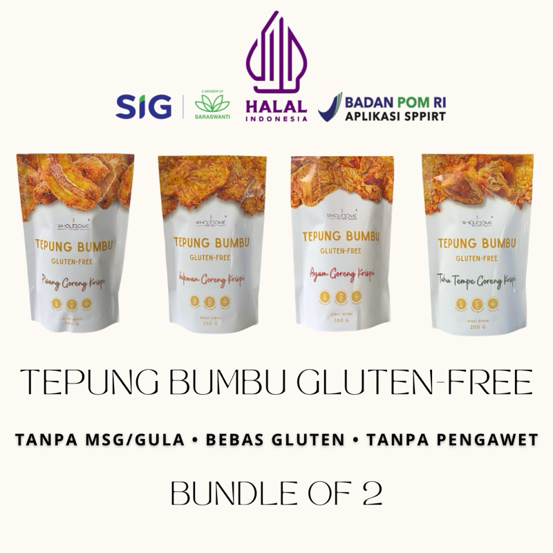 

TEPUNG BUMBU GLUTEN-FREE - BUNDLE OF 2