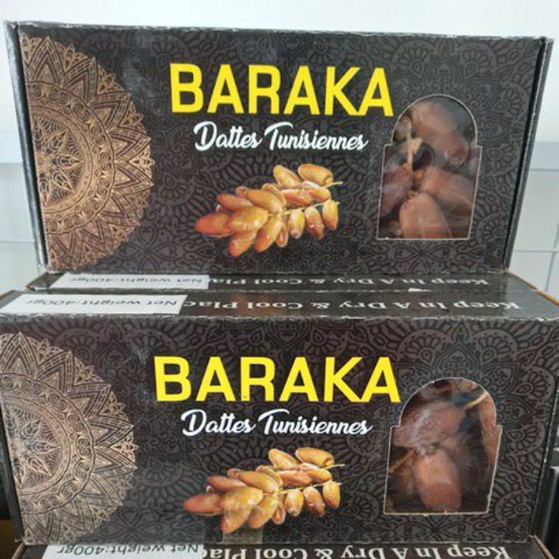 

Tunis Tangkai Baraka 400gram / Tunis Tangkai / Kurma Tunis kering