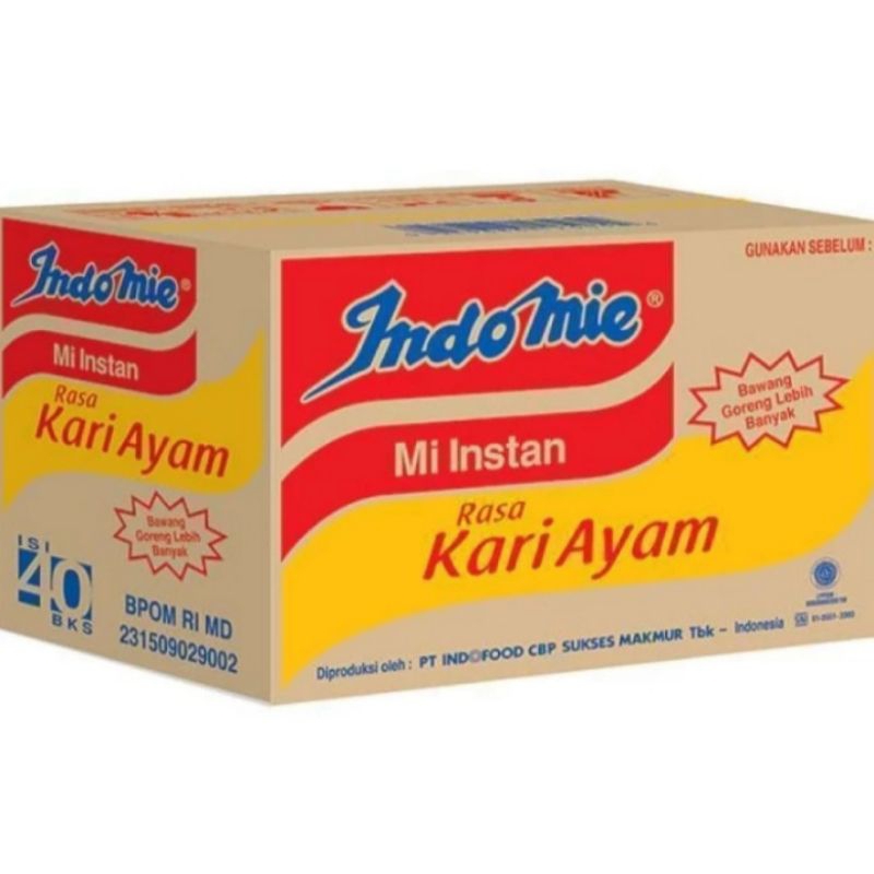 

INDOMIE KARI AYAM ISI 40 PCS X 72GR