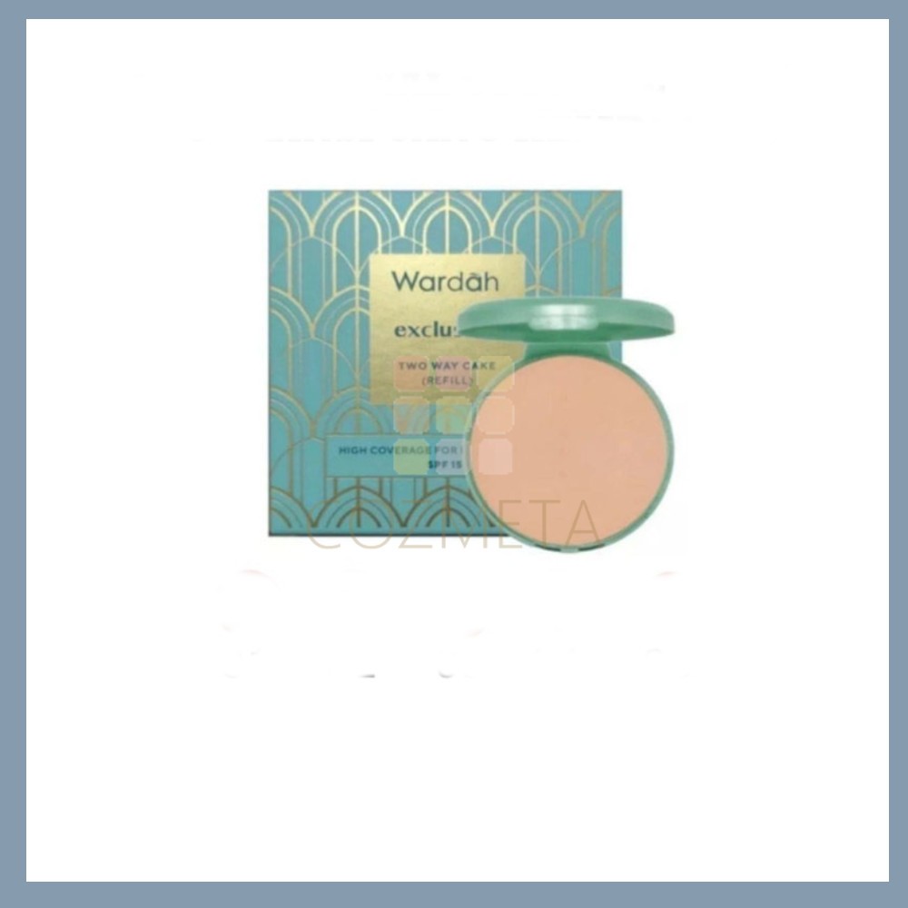Wardah Exclusive Two Way Cake refill SPF15 12g Isi Ulang Bedak Padat