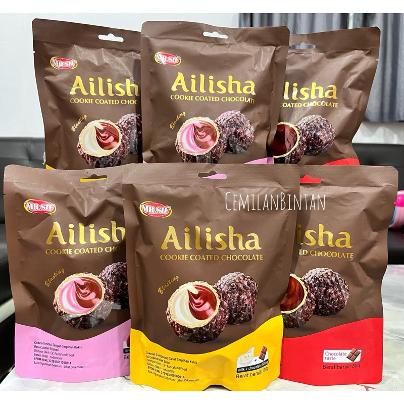 

CemilanBintan( Ailisha MR SIF coklat ball Cookies 80gr 250gr REKOMEND