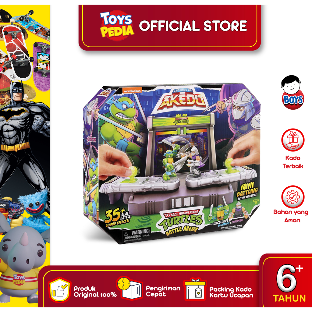 Mainan figur Akedo TMNT S1