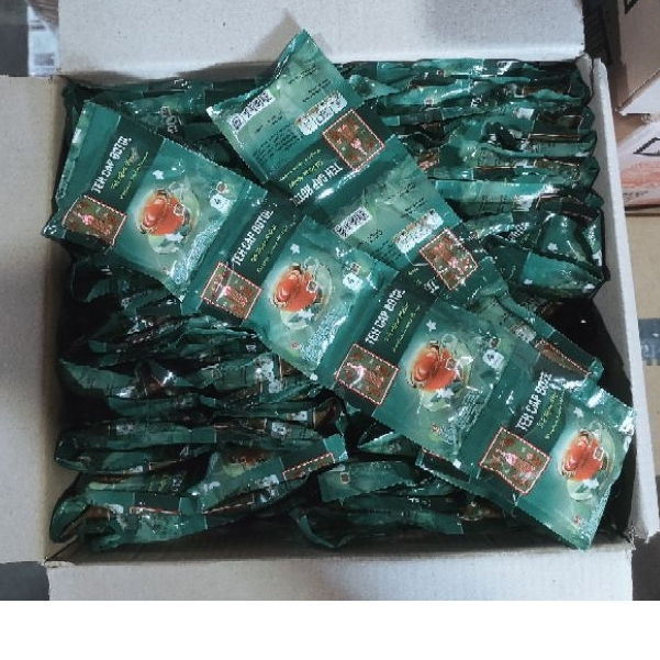 

Teh Cap Botol Celup Sachet Teh Hijau Melati 1 Dus / Karton isi 24Renceng ( 240 Pcs )