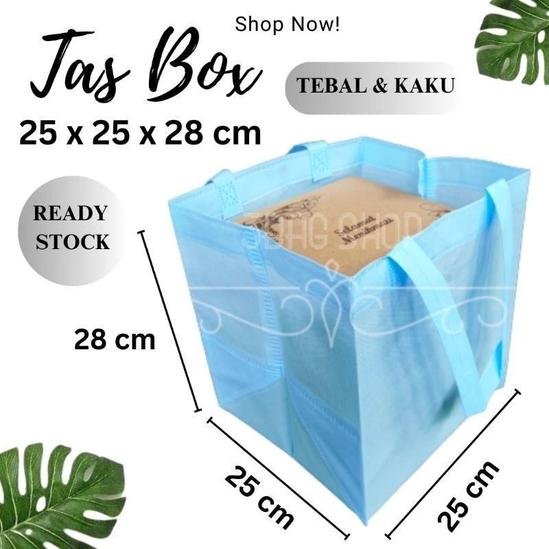 

Tas Hajatan 25x25 cm Tinggi 28 cm / Tas Nasi Kotak / Tas Spunbond / Goodie Bag / Tas Aqiqahan / Tas Berkatan / Tas Box Nasi