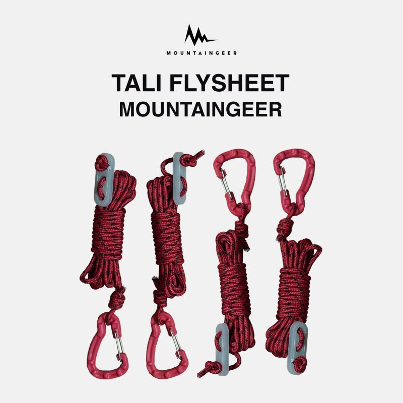 Tali Flysheet Mountaingeer - Tali Tenda Outdoor - Tali Carabiner Flysheet