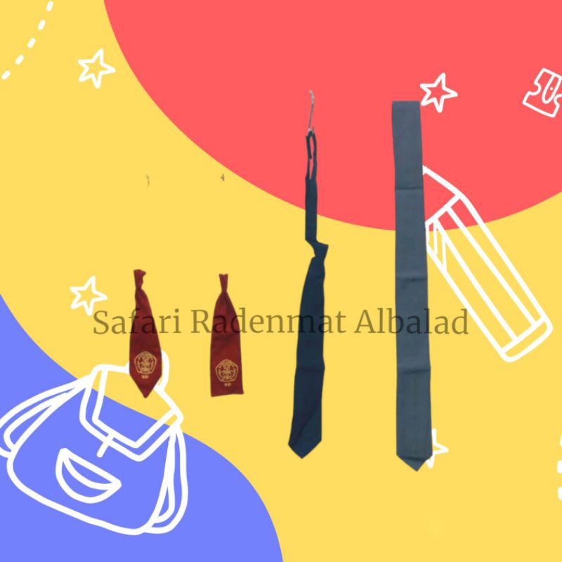 Dasi SD SMP SMA / BAJU SAFARI RADENMAT / BAJU SEKOLAH