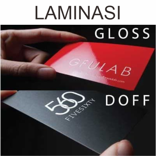 

Finishing Laminasi Doff / Glossy