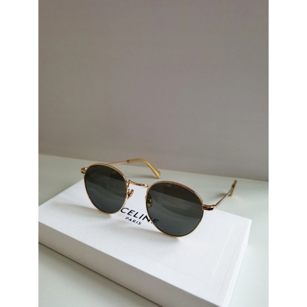 CELINE Homme Round-Frame Sunglasses