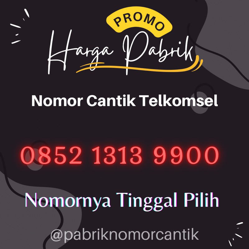 Nomor Cantik Telkomsel Kartu Perdana As Kartu Nomor Cantik 9900 0000