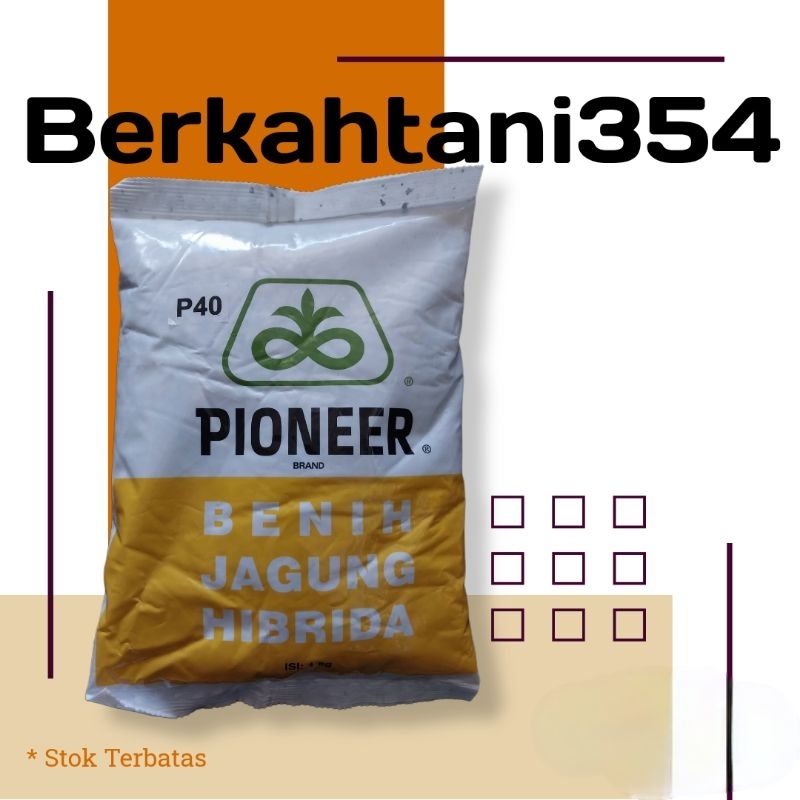 NEW BENIH JAGUNG P40 1KG BIBIT JAGUNG PIONER P 40 ORIGINAL BENIH JAGUNG PIONEER P40 1KG PIONER P35