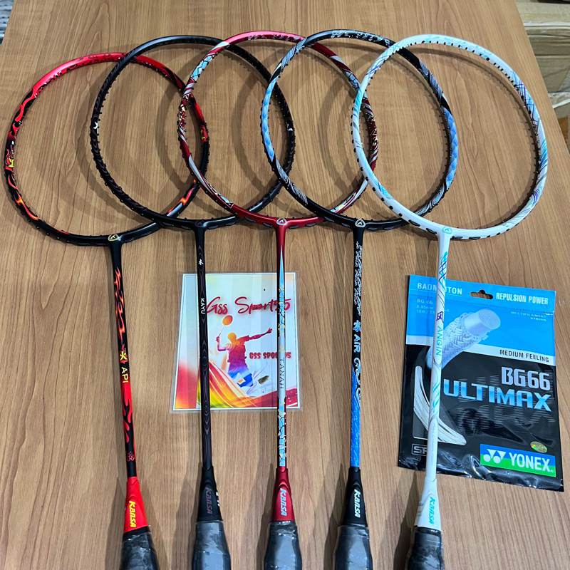 RAKET BADMINTON KANSA TERBARU AVATAR API AIR ANGIN TANAH KAYU