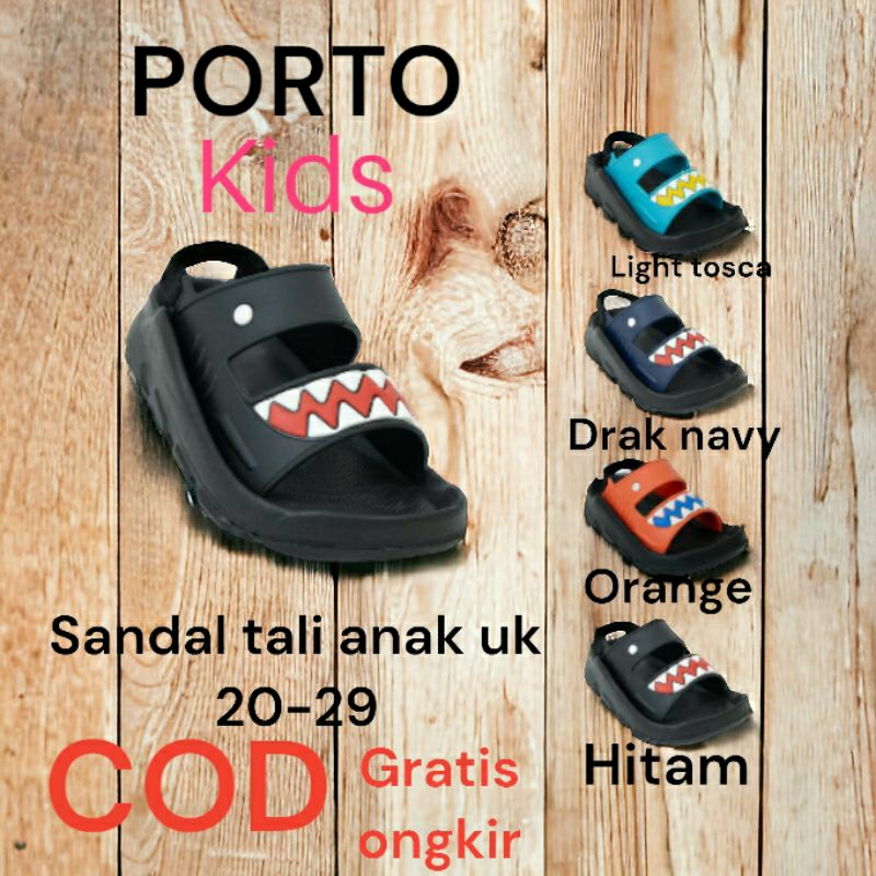 sandal anak laki laki terbaru umur 1 3 tahun tali belakang/sandal selop keren anak cowok