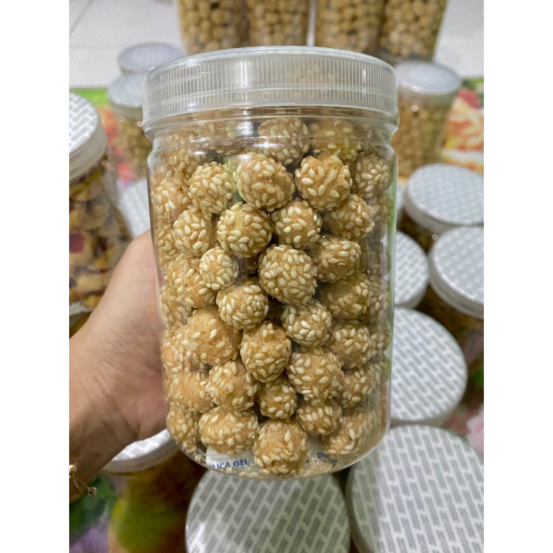 

keciput/onde-onde mini/renyah garing/toples 800ml
