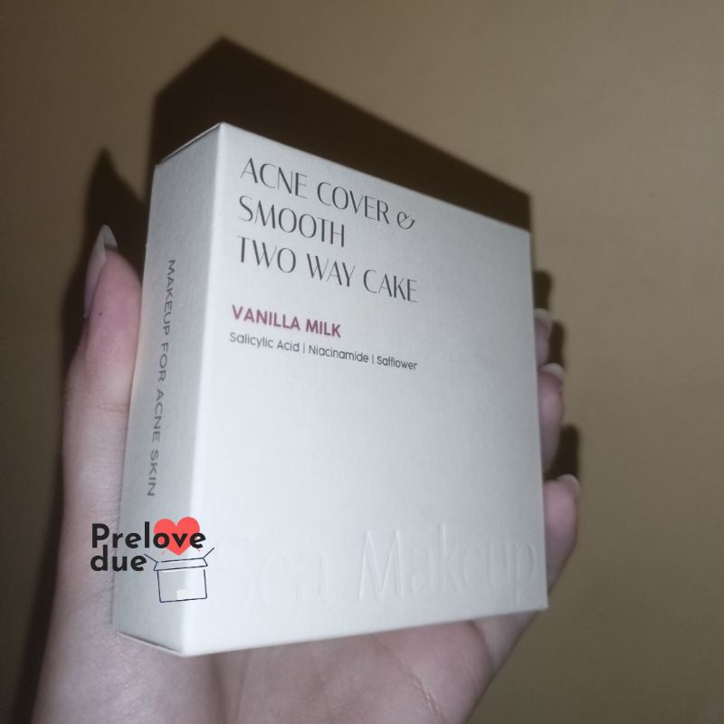 [New] Bedak Sea Make Up Acne Cover & Smooth Two Way Cake - Vanilla Milk