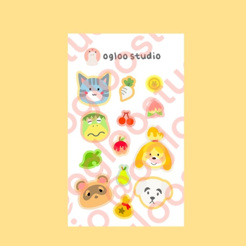 

STICKER AESTHETIC / STIKER ESTETIK / STICKER TUMBLR / STIKER LUCU (ANIMAL CROSSING)-A03