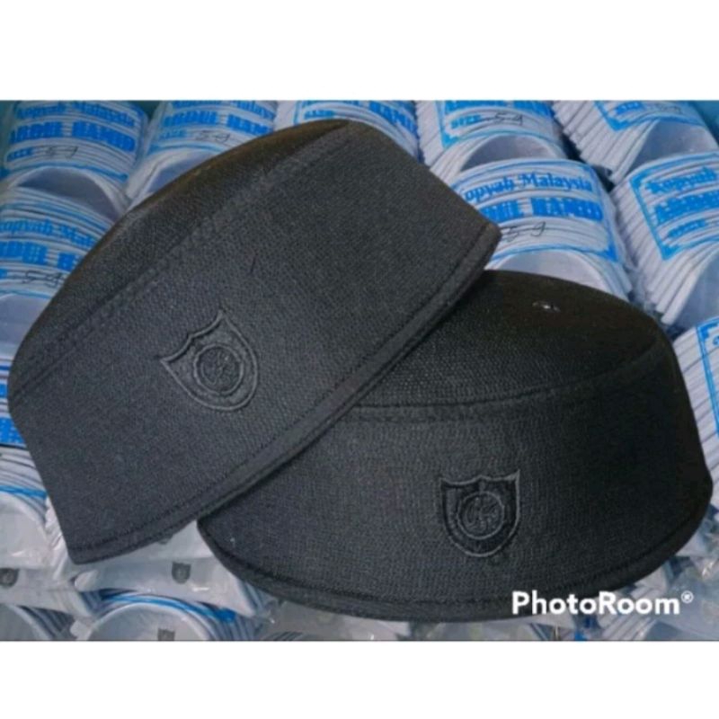 songkok peci kopiah TEROMPAH peci HITAM PUTIH Peci Assagofah Terompa peci malaysia terompah peci asa