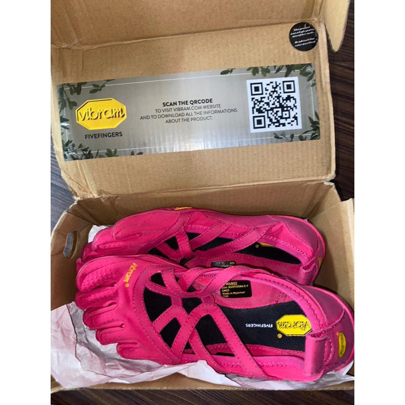 VIBRAM FIVEFINGERS ALITZA LOOP DARK PINK (PRELOVED)