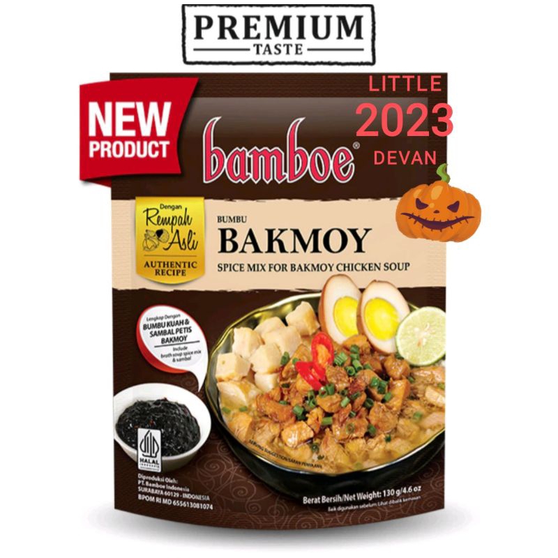 

Bamboe bumbu masak instan Bakmoy 130 gr premium taste