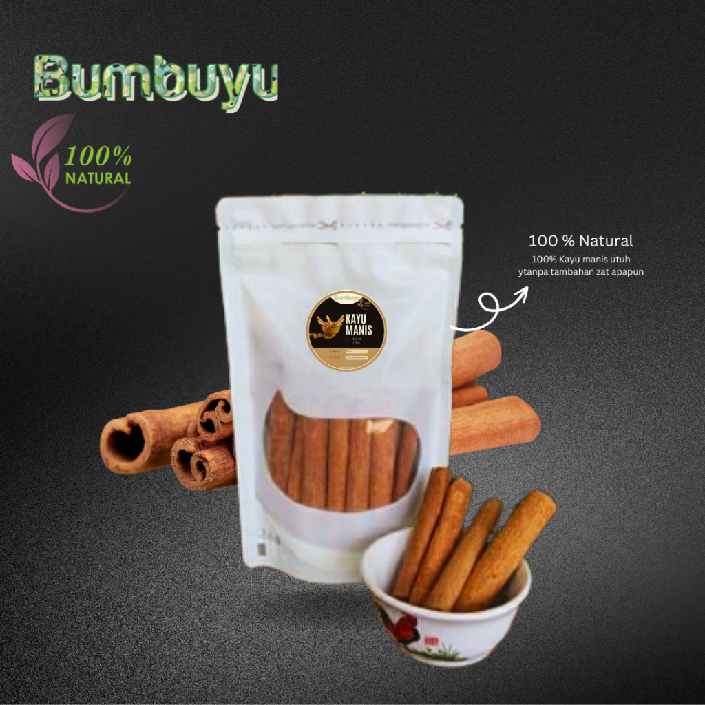 

Bumbuyu - Kayu Manis Batang Grade A+ / Cinnamon Stick