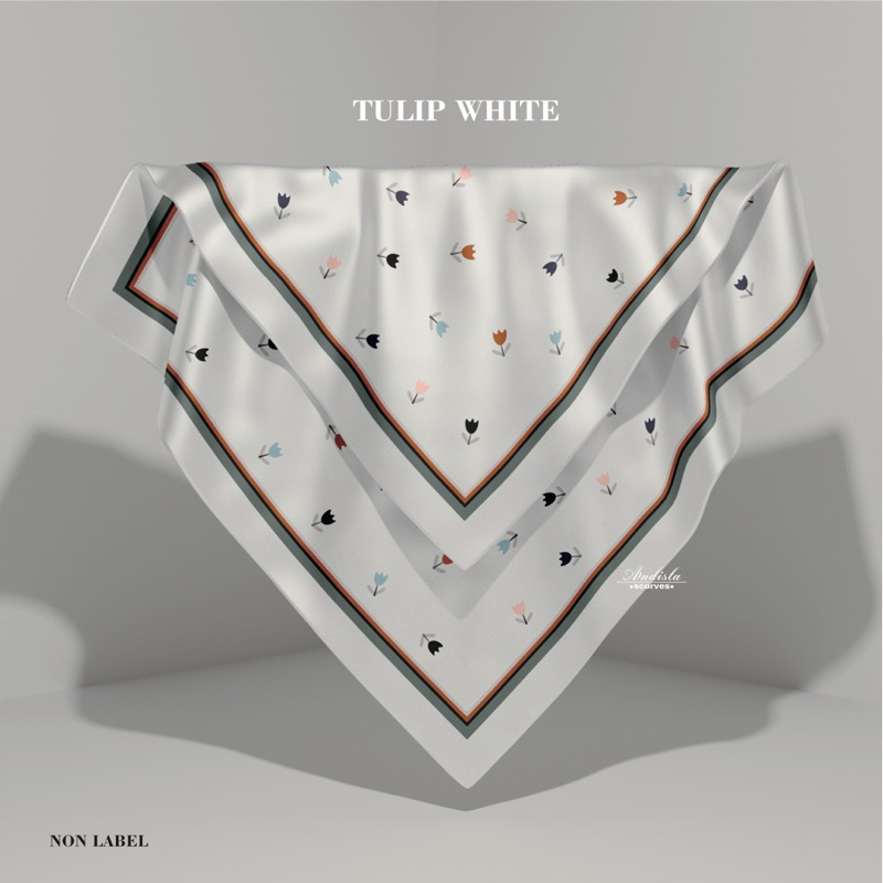 TULIP SERIES - Voal motif / Hijab segi empat Motif / Jilbab Voal Motif / Kerudung Segi Empat Voal Mo