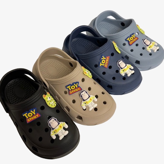 Grosir Terbatas  Sandal Anak laki laki Baim Toy Story Bahan Karet Eva Sandal Anak Cowok Anti Slip Sa