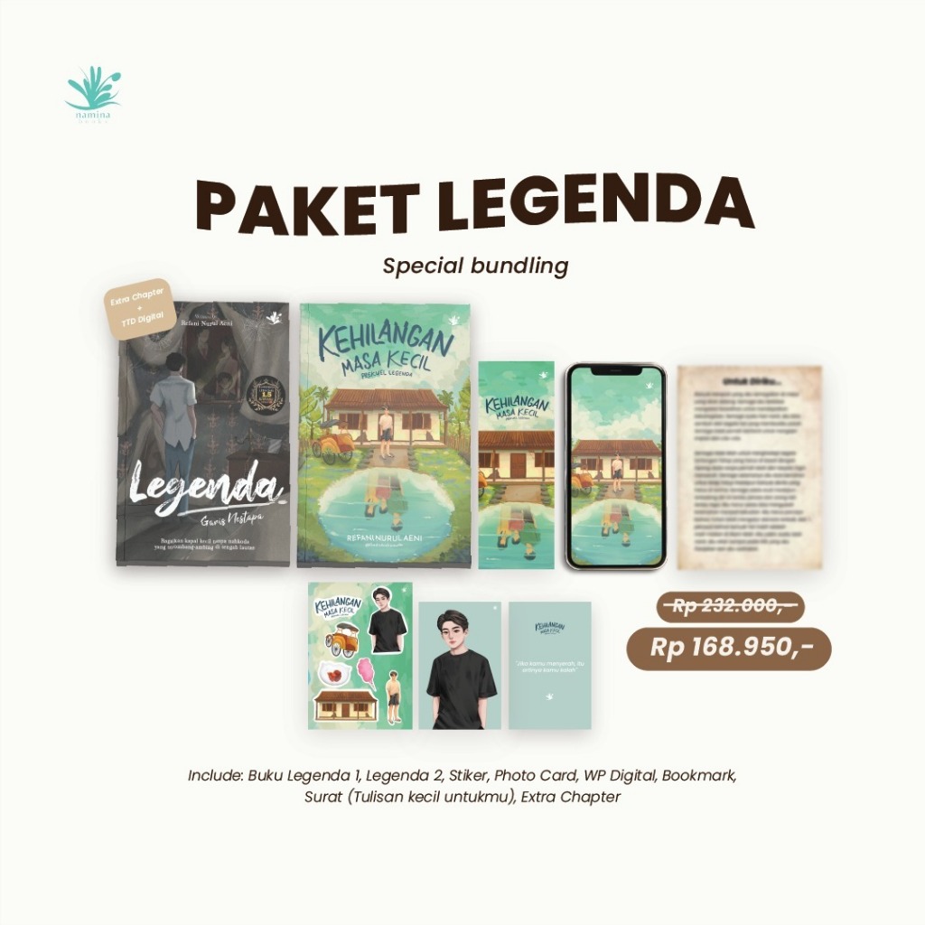 NOVEL KEHILANGAN MASA KECIL - PREKUEL LEGENDA + BONUS - Refani Nurul Aeni - Namina