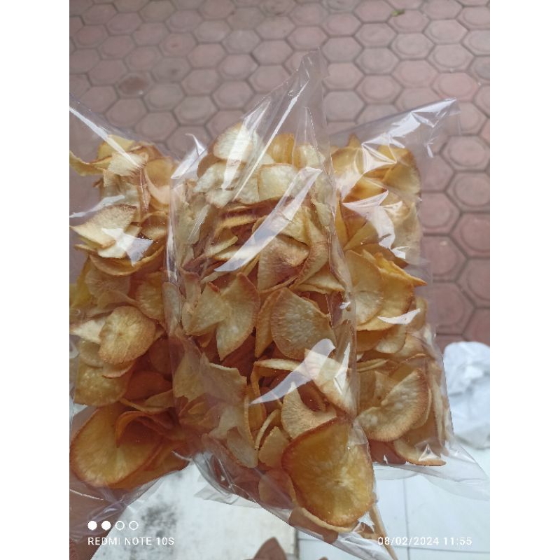 

Keripik Singkong Asin Manis Homemade