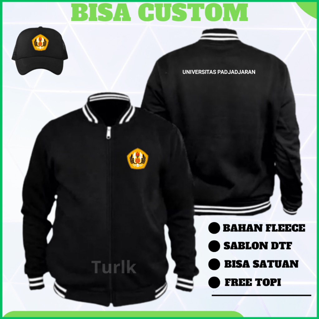 Jaket Universitas Padjadjaran Jaket UNPAD Jaket Varsity Custom