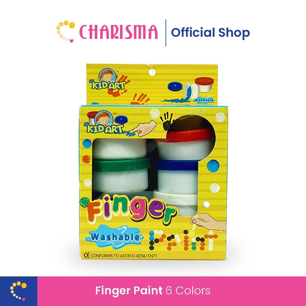 

Charisma Kidart Finger Paint 6 Colors – 91431