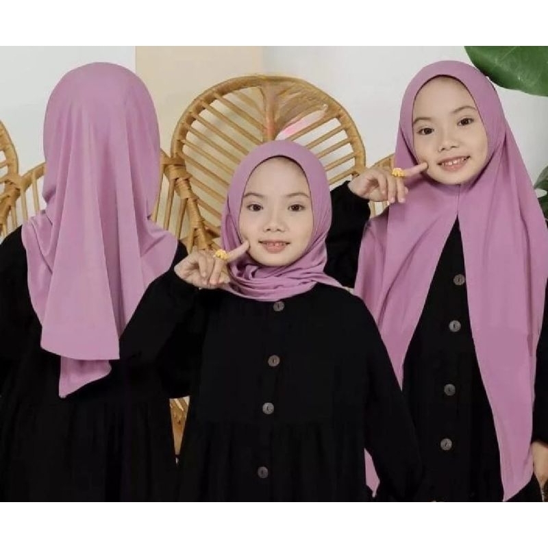 pasmina instan anak/pasmina oval anak