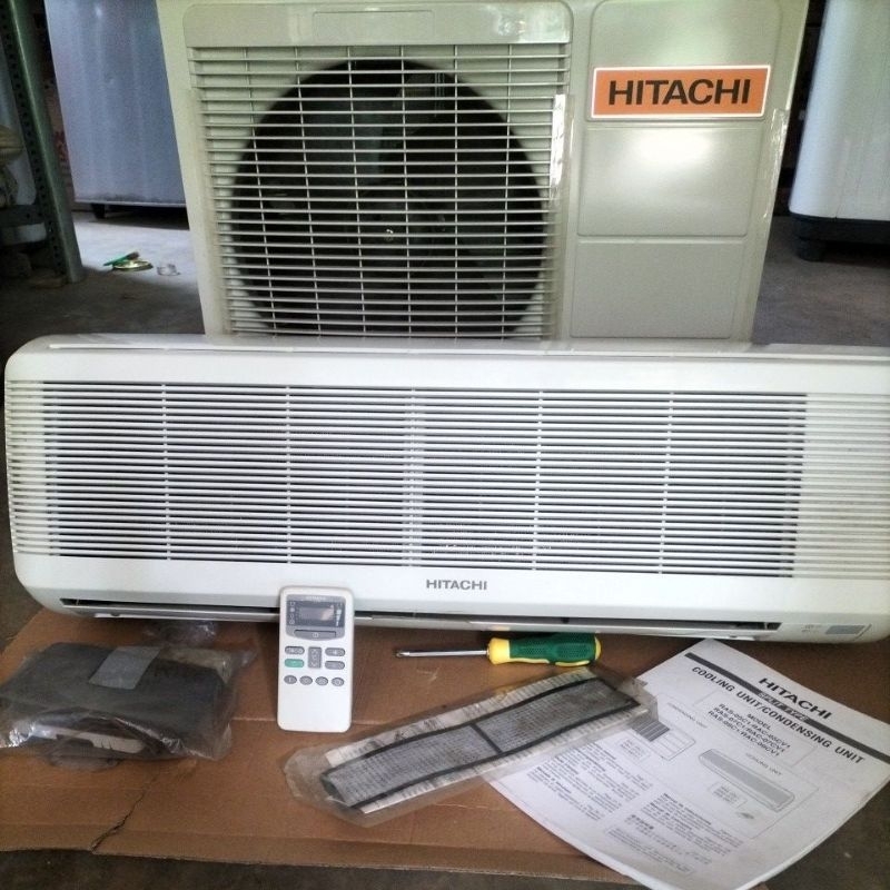 AC HITACHI 1/2 PK R22 made in Malaysia