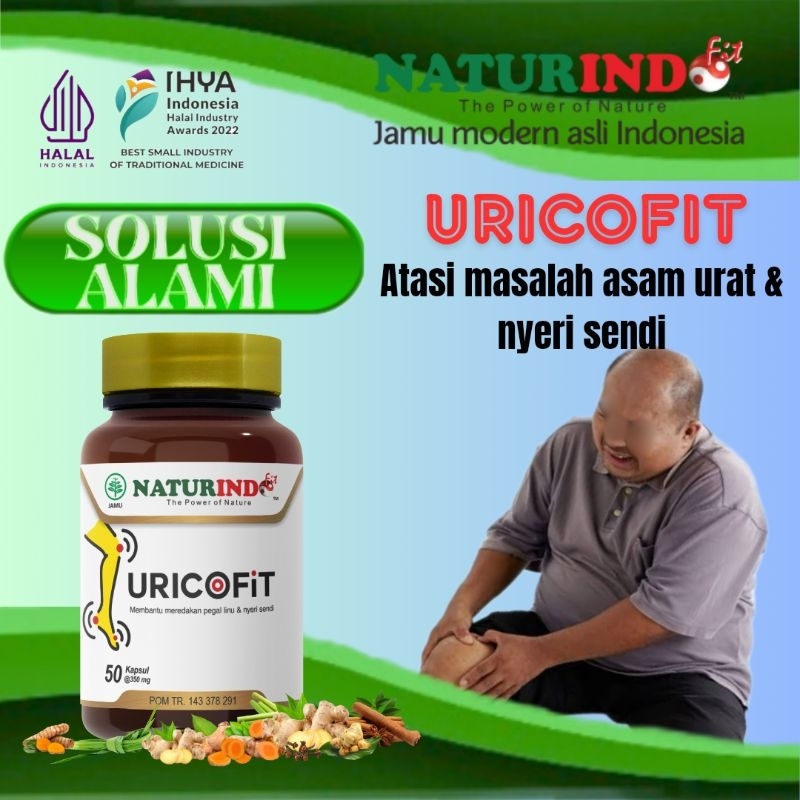 Obat asam urat nyeri sendi uricofit naturindo