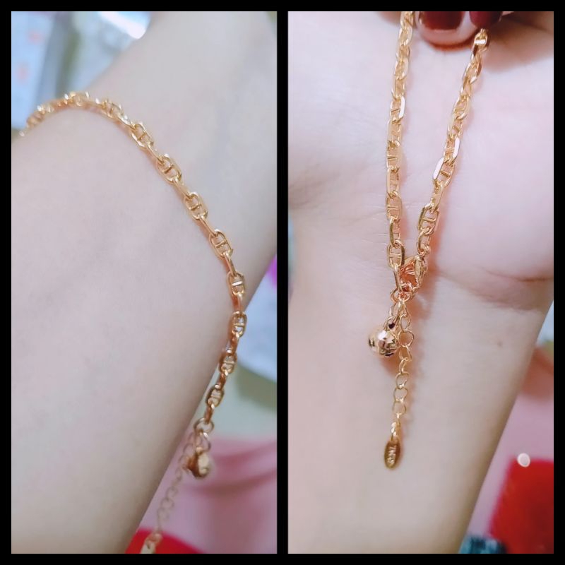 GELANG TANGAN CD RANTAI POLOS GELANG JURAI CD