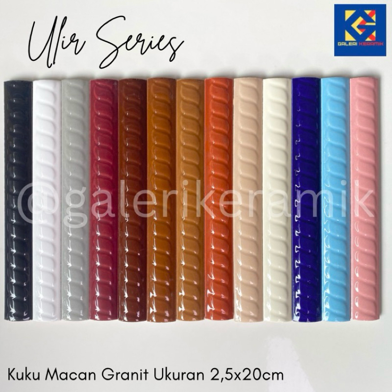 Kuku Macan Granit 20cm Ulir polos bonbon bagus / bonbon murah / kuku macan kekinian