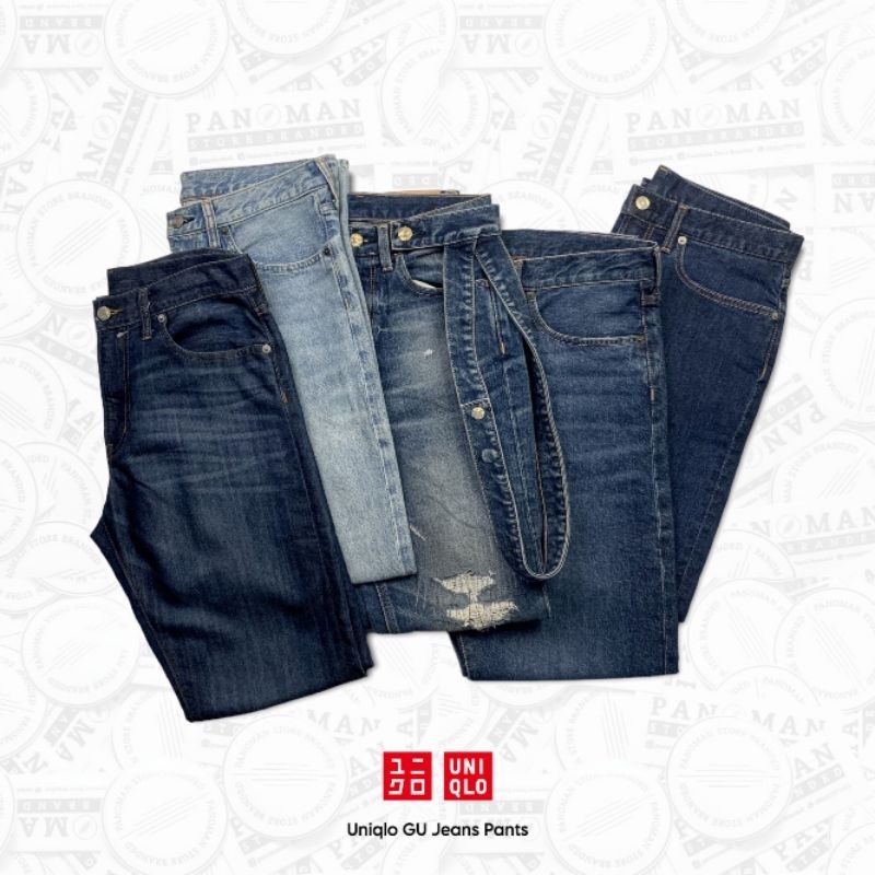 CELANA JEANS UNIQLO GU ORIGINAL / UNIQLO GU JEANS PANTS ORIGINAL